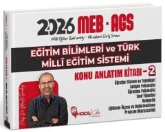 YENİ AGS - Hoca Kafası 2026 MEB-AGS Eğitim Bilimleri ve Türk Milli Eğitim Sistemi Konu Anlatım Kitabı-2 - Mevlüt Gündüz Hoca Kafası Yayınları
