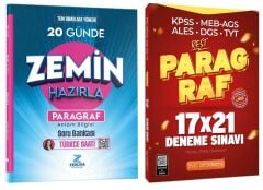 Zeduva + EVP YKS TYT KPSS Türkçe Saati Paragraf Anlam Bilgisi 20 Günde Zemin Hazırla Soru Bankası +21 REST Deneme 2 li Set - Öznur Saat Yıldırım Zeduva + EVP Akademi Yayınları