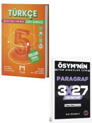 Mozaik 2027 5. Sınıf Türkçe Soru Bankası+ EVP Akademi Paragraf