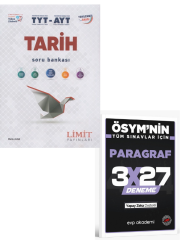 Limit 2027 TYT AYT Tarih Video Çözümlü Soru Bankası+ EVP Akademi Paragraf