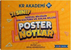 KR Akademi 7. Sınıf Sosyal Bilgiler Din Kültürü ve Ahlak Bilgisi Poster Notlar