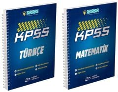 Murat KPSS Türkçe + Matematik Defteri 2 li Set Murat Yayınları