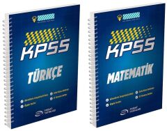 Murat KPSS Türkçe + Matematik Defteri 2 li Set Murat Yayınları