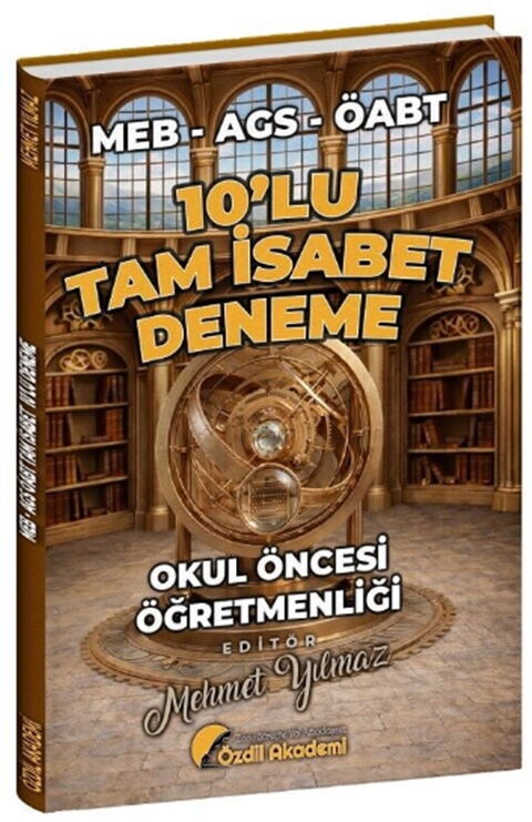 Özdil Akademi ÖABT MEB AGS Okul Öncesi Öğretmenliği Tam İsabet 10 Deneme