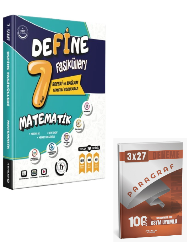 Fi 2027 7. Sınıf Define Matematik Fasikül+ Anla Kazan Paragraf