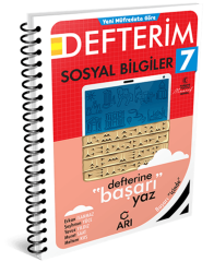 Arı Yayınları 7. Sınıf Sosyalimo Sosyal Bilgiler Defterim GÜNCEL