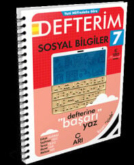 Arı Yayınları 7. Sınıf Sosyalimo Sosyal Bilgiler Defterim GÜNCEL