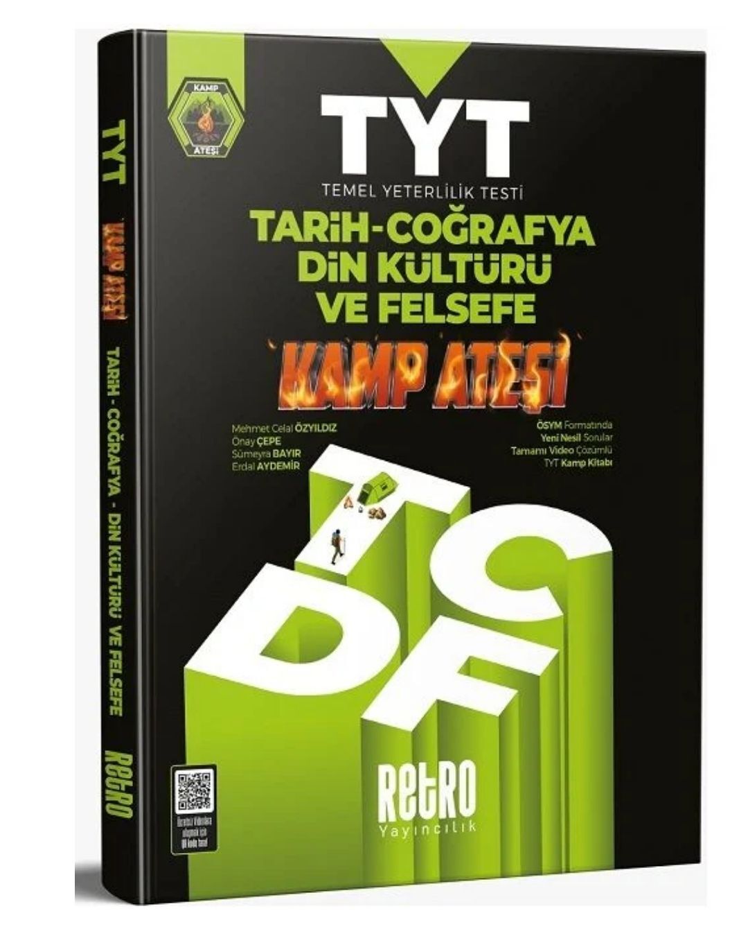 Retro YKS TYT Tarih Coğrafya Din Kültürü ve Felsefe Kamp Ateşi Soru Bankası Çözümlü Retro Yayınları