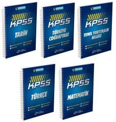 Murat KPSS Genel Yetenek Genel Kültür Defteri 5 li Set Murat Yayınları