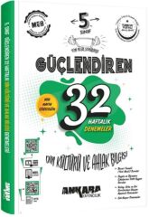 Ankara Yayıncılık 5. Sınıf Din Kültürü ve Ahlak Bilgisi Güçlendiren 32 Haftalık Denemeleri