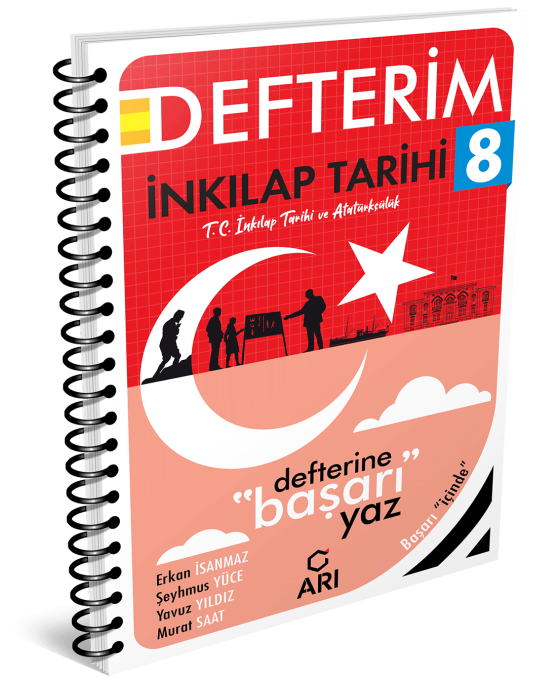 Arı Yayıncılık 8. Sınıf Sosyalimo Akıllı İnkılap Tarihi Defteri