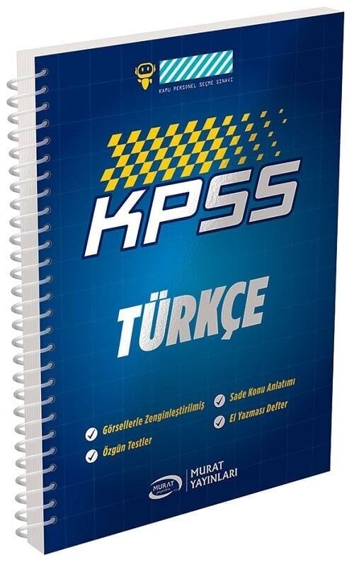 Murat KPSS Türkçe Defteri Murat Yayınları