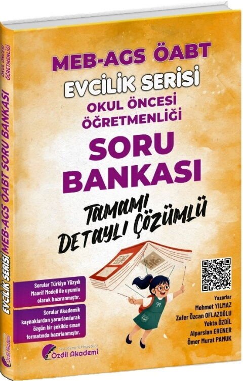 Özdil Akademi ÖABT MEB AGS Okul Öncesi Öğretmenliği Soru Bankası