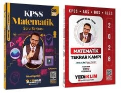 Yediiklim 2026 KPSS Matematik Atölye Soru Bankası + Tekrar Kampı 2 li Set - Mehmet Bilge Yıldız Yediiklim Yayınları