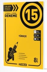 Hız Yayınları 8. Sınıf Türkçe 15 Deneme