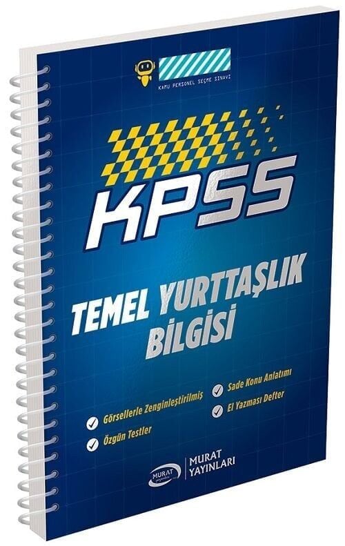 Murat KPSS Temel Yurttaşlık Bilgisi Vatandaşlık Defteri Murat Yayınları