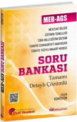 Özdil Akademi MEB AGS Eğitimin Temelleri ve Türk Milli Eğitim Sistemi Mevzuat Bilgisi Soru Bankası