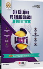 2027 Ulti Yayınları 8. Sınıf LGS Din Kültürü ve Ahlak Bilgisi Haftalık Ödev Föyleri