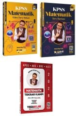 Yediiklim 2026 KPSS Matematik Atölye Video Ders Notları + Soru Bankası + Tekrar Kampı 3 lü Set - Mehmet Bilge Yıldız Yediiklim Yayınları