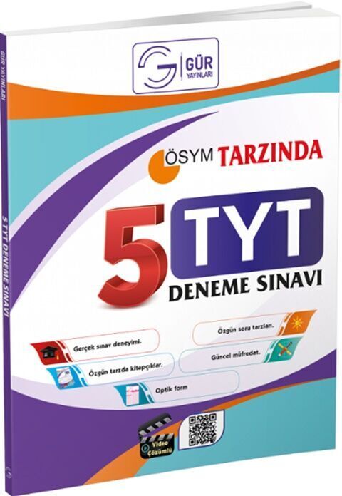 Gür Yayınları TYT Tüm Dersler 5 Deneme