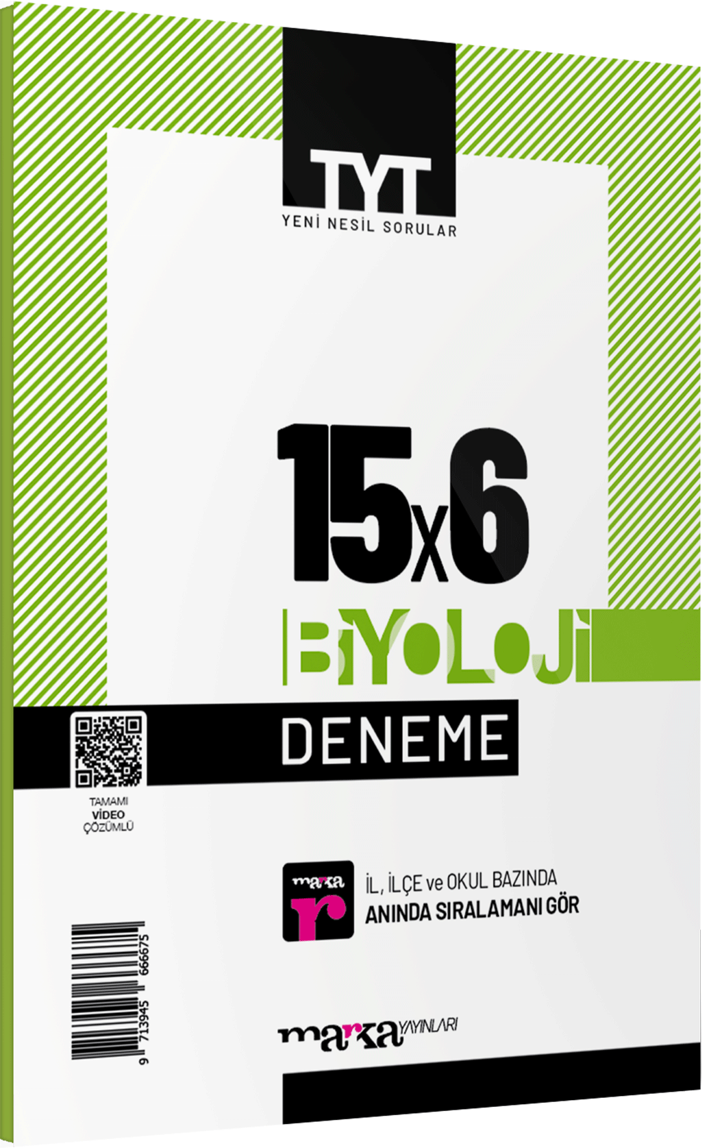Marka 2025 YKS TYT Biyoloji 15x6 Deneme Marka Yayınları