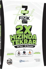 Fizipedia Yayınları AYT Fizik Ders Platosu 7 Günde 2X Hızında Tekrar Deneme