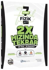 Fizipedia Yayınları AYT Fizik Ders Platosu 7 Günde 2X Hızında Tekrar Deneme