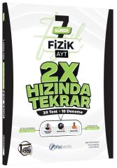 Fizipedia Yayınları AYT Fizik Ders Platosu 7 Günde 2X Hızında Tekrar Deneme