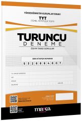 Marka 2025 YKS TYT Turuncu Deneme Video Çözümlü Marka Yayınları