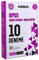 Pegem 2026 KPSS Lise Ortaöğretim 10 Deneme Çözümlü Pegem Akademi Yayınları