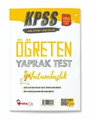 Hoca Kafası KPSS Vatandaşlık Öğreten Yaprak Test Hoca Kafası Yayınları
