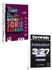 Ders Arkadaşım 2027 7. Sınıf Matematik Yıl Boyu Soru Bankası+ EVP Akademi Paragraf