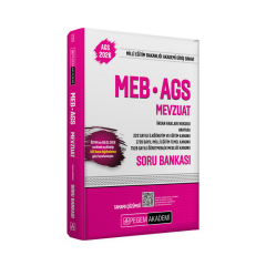 Pegem 2026 MEB-AGS Mevzuat-Anayasa Soru Bankası Çözümlü Pegem Akademi Yayınları