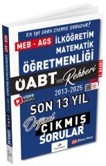 Dizgi Kitap 2026 MEB AGS ÖABT İlköğretim Matematik Konularına Göre Tasnif Edilmiş Son 13 Yıl Orijinal Çıkmış Sınav Soruları