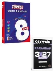 İsem 2027 8. Sınıf Türkçe Soru Bankası+ EVP Akademi Paragraf