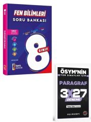 İsem 2027 8. Sınıf Fen Bilimleri Soru Bankası+ EVP Akademi Paragraf
