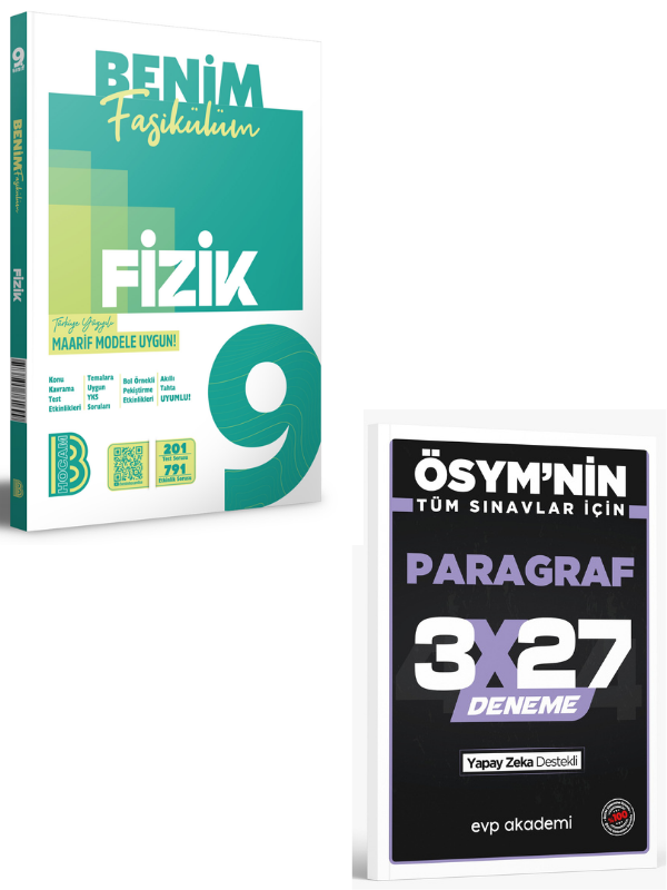BenimHocam 2027 9. Sınıf Fizik Benim Fasikülüm maarif Model+EVP Akademi Paragraf