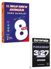 İsem 2027 8. Sınıf T.C. İnkılap Tarihi ve Atatürkçülük Soru Bankası+ EVP Akademi Paragraf