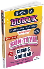 Dizgi Kitap 2026 KPSS A Hukuk Konularına Göre Tasnif Edilmiş Son 11 Yıl Tamamı Çözümlü Orijinal Çıkmış Sorular 2. Baskı