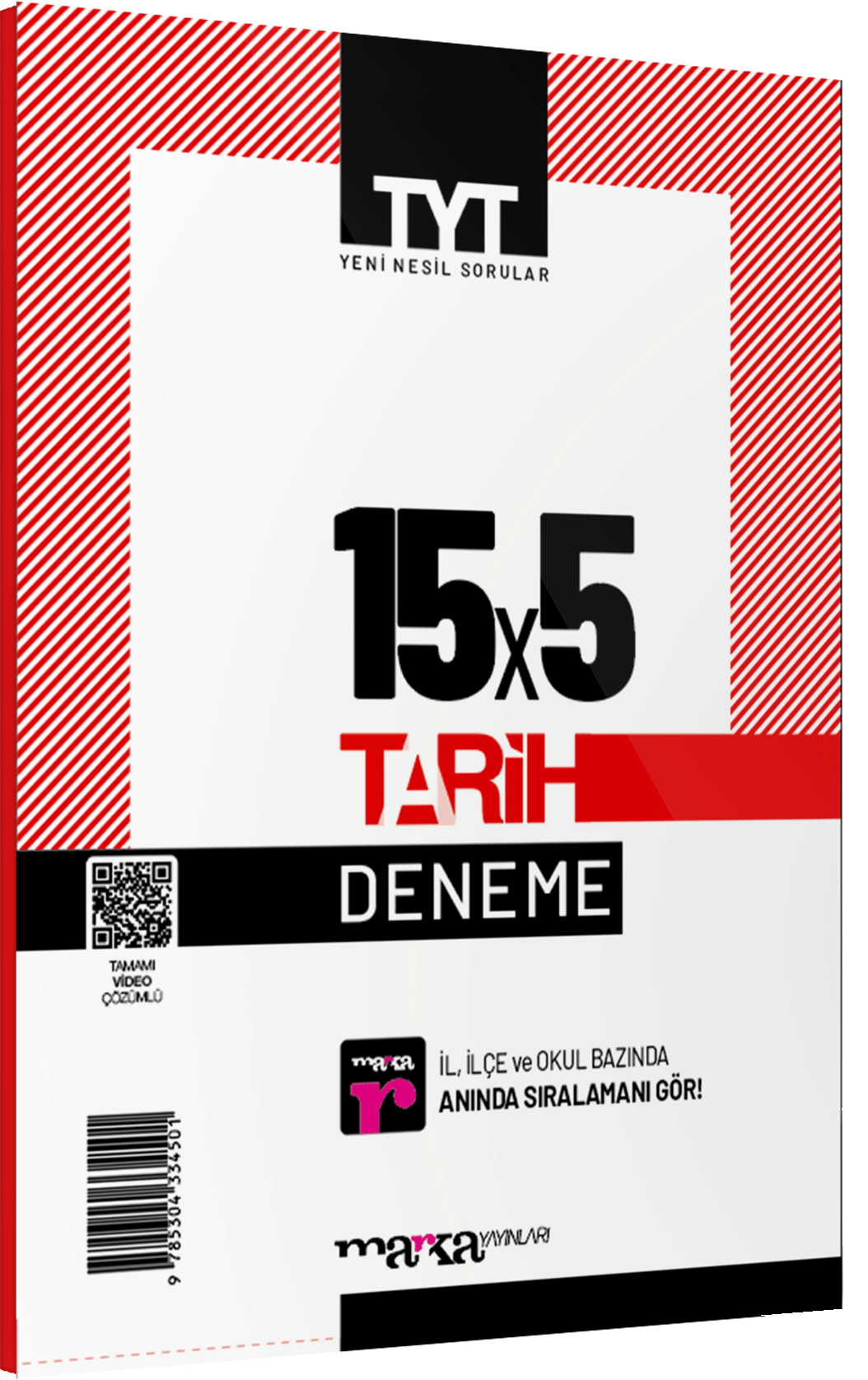 Marka 2025 YKS TYT Tarih 15x5 Deneme Marka Yayınları