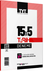 Marka 2025 YKS TYT Tarih 15x5 Deneme Marka Yayınları