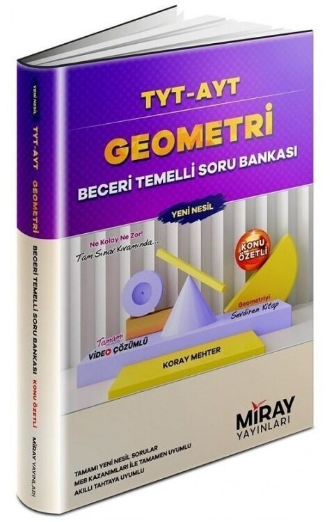 Miray Yayınları TYT AYT Geometri Beceri Temelli Soru Bankası