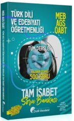Özdil Akademi ÖABT MEB AGS Türk Dili ve Edebiyatı Öğretmenliği Tam İsabet 500 Soru Bankası