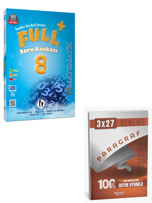 Fi 2027 8. Sınıf Full+ Matematik Soru Bankası+  Anla Kazan Paragraf
