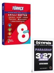 İsem 207 8. Sınıf Türkçe Akıllı Defter+ EVP Akademi Paragraf