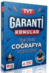 Paraf Yayınları TYT Coğrafya Garanti Konular Video Soru Bankası