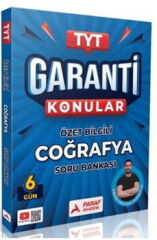Paraf Yayınları TYT Coğrafya Garanti Konular Video Soru Bankası