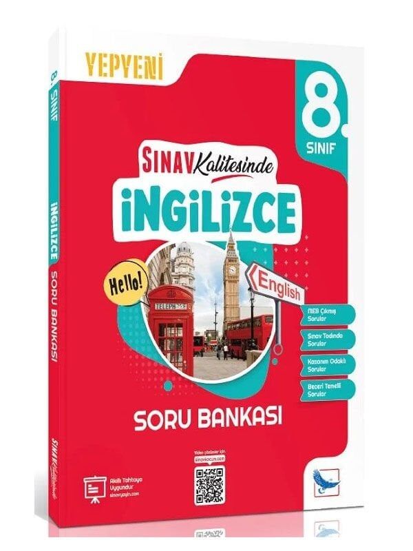 Sınav 8. Sınıf İngilizce Sınav Kalitesinde Soru Bankası Sınav Yayınları