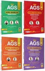 YENİ AGS SİSTEMİ Yediiklim 2026 MEB-AGS Eğitim Bilimleri + Mevzuat Soru Bankası 4 lü Set Yediiklim Yayınları