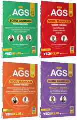YENİ AGS SİSTEMİ Yediiklim 2026 MEB-AGS Eğitim Bilimleri + Mevzuat Soru Bankası 4 lü Set Yediiklim Yayınları